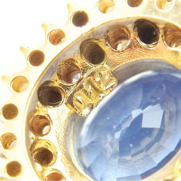 Jewelry Pendant Head Sapphire Yellow Gold 1842909 - Picture 3 of 13